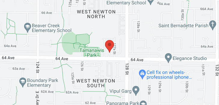 map of 31 12711 64 AVENUE